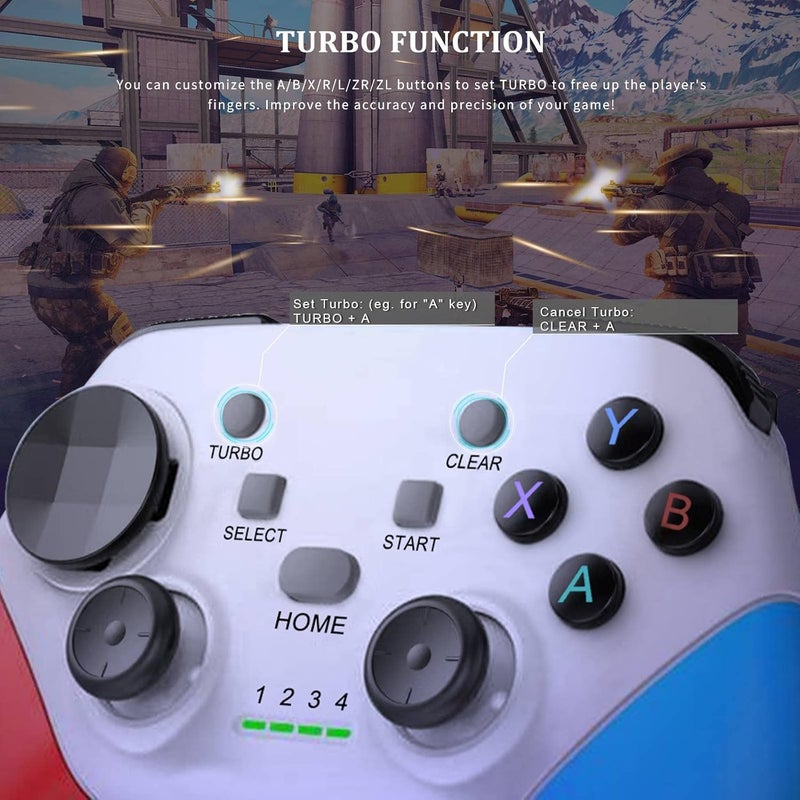 arVin Game Controller for iPhone/iOS/Android/PC/Steam Deck with Phone Holder, Turbo, Wireless Gamepad Joystick for iPhone 15/14/13/iPad/MacBook/Samsung Galaxy/Tablet, Call of Duty, Apex -Direct Play - Image 4